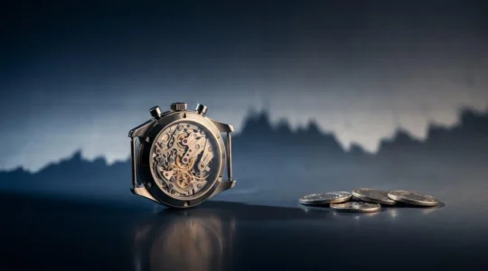 Visualisation conceptuelle du marché des montres de luxe et de l'analyse des tendances de prix