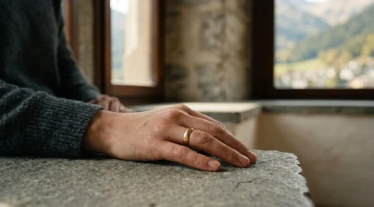 Bague élégante en or 18 carats portée au quotidien, mettant en valeur robustesse et beauté durable